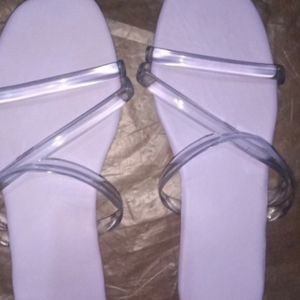 Lavender Strappy Flats