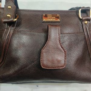 New Leather Women Hand Bag In Brown Color