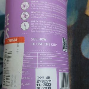 Sirona Mdnstrual Cup L Size