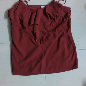 Maroon Top