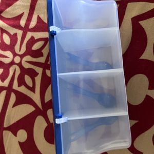 New Storage Container For 4 Part And With Spoon