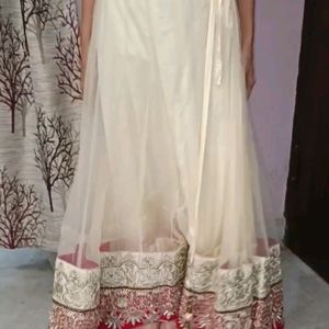 Lehenga With Heavy Dupatta , Without Choli.