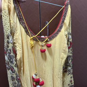 Yellow Anarkali