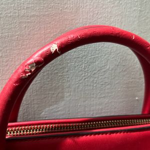 Allen Solly Red Handheld/ Sling Bag