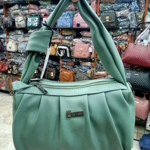 Lifestyle Women Green Handbag