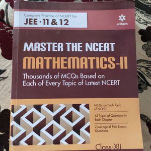 Master The NCERT Mathematics 2 For JEE, 11th, 12th