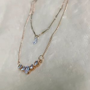 Rose Gold Double Layered Chain