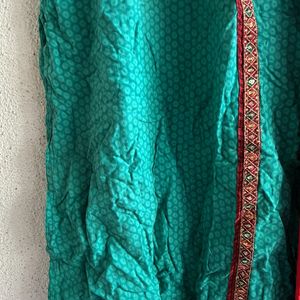 Kurta Set- Chudidar With Green Kurti Design