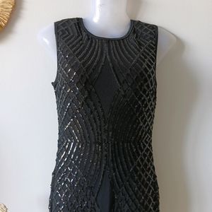 Everlaine Dimensional Sequin Gown