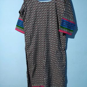 Multi Colored Kurta Set