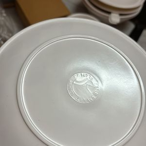 Brand new melamine serving plates