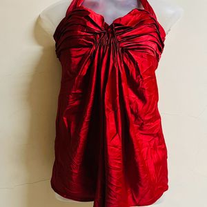 Vintage Pintrest Padded Red Rose Corset 🌹