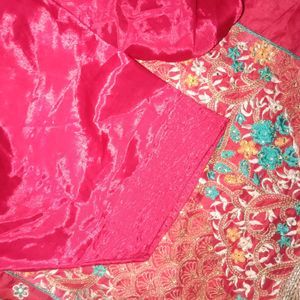 Punjabi Suit In Red Colour