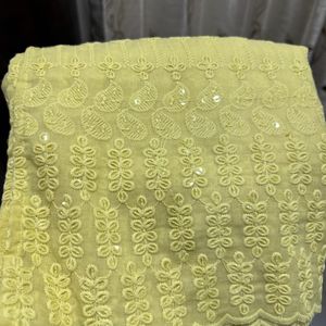 Yellow Thread Work Kurta