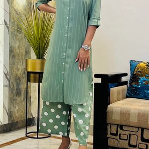 Kurta And Pallazo Set