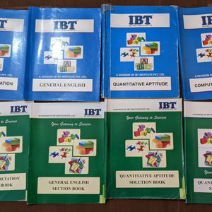 Competitive Exam Books Set IBT and More