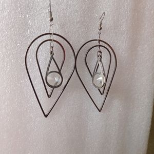 Combo Offer Silver Pattern  Beautiful Earing