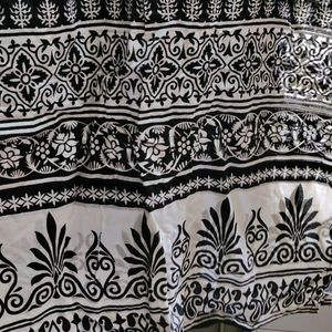 Black And White Regular Kurta