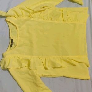 yellow stylish Top