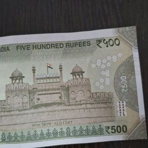 4MA 669990; 500 RUPEES NOTE