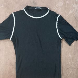 Round Neck Women's Crop Top