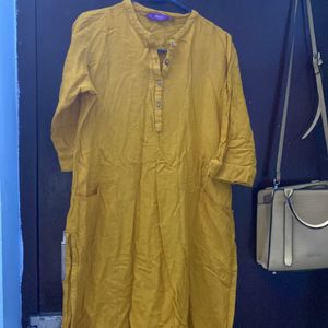 rangriti mustard kurta