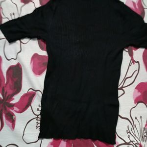 M&S Ribbed Round Neck Pullover