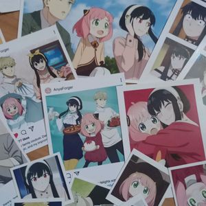 Spy Family Anime Art Print And Polaroid