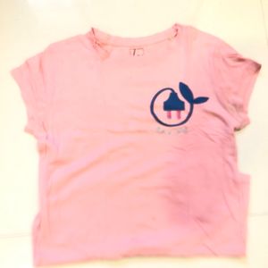 Cotton Pink T Shit Suitable For Summer Fit