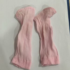 Baby Pink Colour Socks