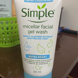 Simple Micellar Facial Gel Wash