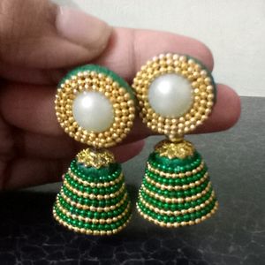 Silkthread earrings