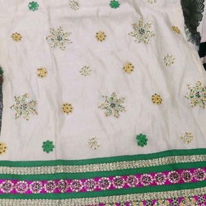 Pant Plazo Stitched Suit With Heavy Dupatta