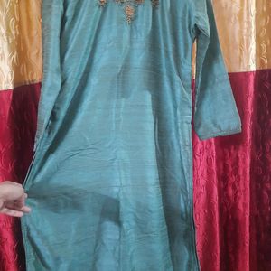 Hand Embroidery Kurta And Dupatta