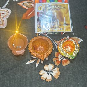 Diya & Candle