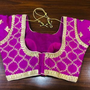 Gota pati embroidery blouse