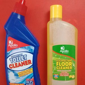 Combo Of Floor Cleaner And Toilet Cleane