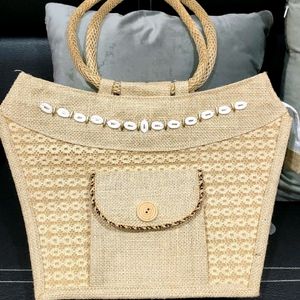 🔥PREMIUM PURE JUTE HAND BAG🔥