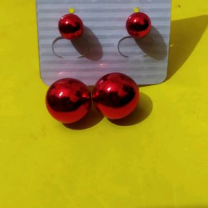 Two Side Red Studs