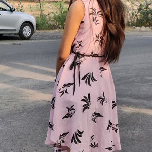 Pinkish Flair Dress