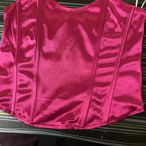 Urbanic Rose Pink Corset Top Women’s