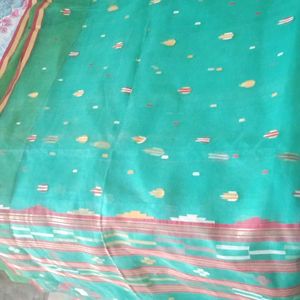 Brand new light weight thread work saree &fall