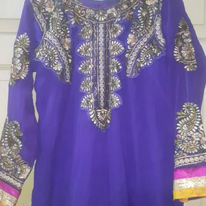 Heavy Frock With Churidar & Dupatta