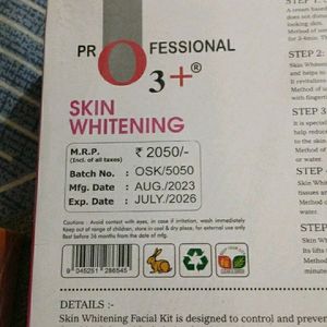 O3 Skin Whitening Facial Kit