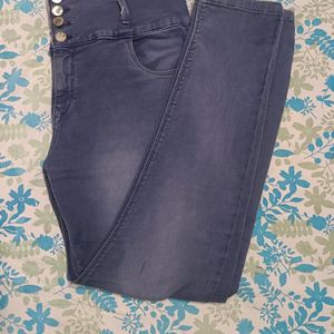 Lightish Fadded Jeans For Women