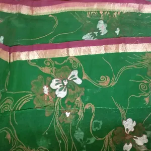 Printed Cotton Silk Saree