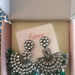 Rubans Kundan Earrings