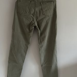 DNMX Boyfriend Jeans ( Khaki Green, Baggy Fit)