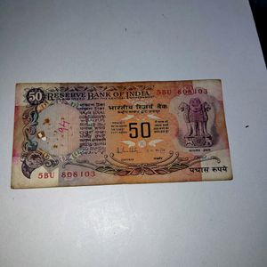 Rs50 Indian Old Currency+ 50 Naira