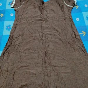 MAROON COTTON KURTI